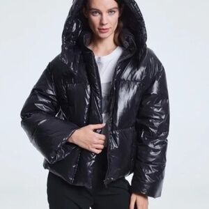 NWOT Lattelier High Collar Puffer Jacket